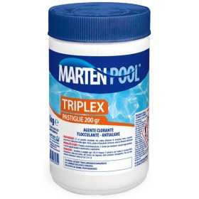 TRICHLORO IN TABLETS FOR TRIPLEX POOLS FROM gr. 200 packs KG. 1