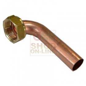CURVED COPPER TUBE FOR BOILERS MM. 18 X MM. 180 3/4 INCH