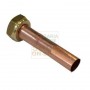 STRAIGHT COPPER PIPE FOR BOILERS MM. 18 X 180 MM. 3/4 INCH