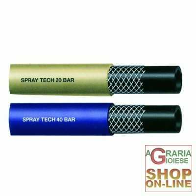 RUBBER HOSE SPRAYING 40 BAR 10X16