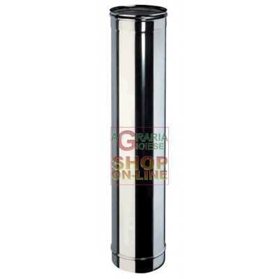 TUBO INOX PER CANNA FUMARIA AISI 304 CM. 100 DIAMETRO MM. 300 