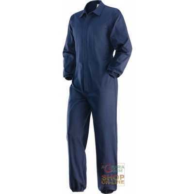 JUMPSUIT 100% COTTON ANTI-ENTRY GR 280 ELASTIC AT WRIST BLUE