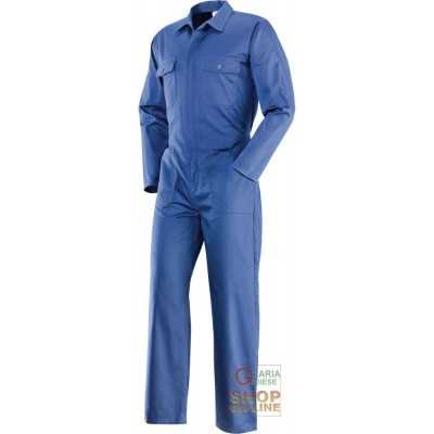 TUTA 65% POLIESTERE 35% COTONE DA UOMO COLORE AZZURRO TG 46 62 