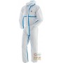 DISPOSABLE SUIT IN NON-WOVEN FABRIC HOOD ZIP CLOSURE WELDED