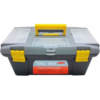 TOOL CASE WITH TRAY CM. 43x26x21
