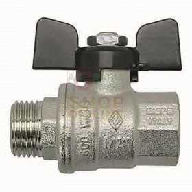 BALL VALVE MF. 3/8 INCH BUTTERFLY PASSAGE TOTAL