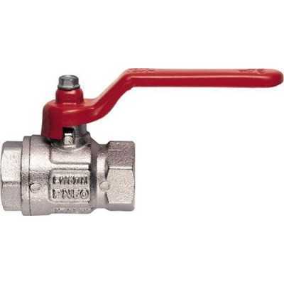 CHROME BRASS BALL VALVE F / F 1.1 / 4 IN.