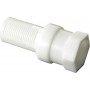 FOOT VALVE HOLES IN WHITE NYLON WITH FILTER DIAM. 1-1 / 2