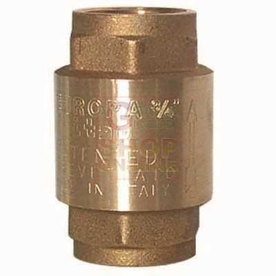 BRASS CHECK VALVE MOD. EUROPE 3/4 IN.