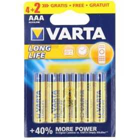 VARTA LONGLIFE BATTERY MINI STILO ALKALINE BATTERIES PCS. 6