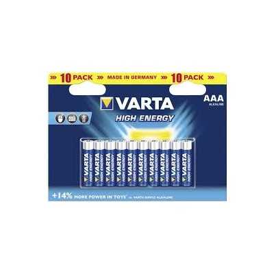 VARTA BATTERY LONGLIFE POWER BATTERIES MINI STILO PZ. 10