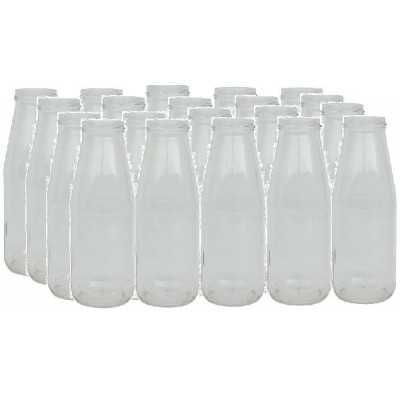 GLASS JARS CC. 370/53 PCS. 24 WITH CAPS