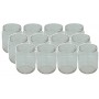 GLASS JARS CC. 580/70 PCS. 20 WITH CAPS