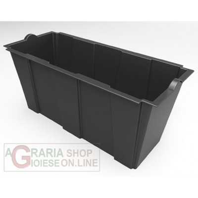 Vase Bama black interior for planter on espalier Separè cm.