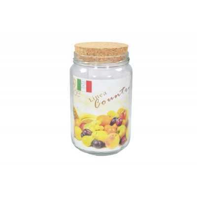 VASO COUNTRY TONDO V.T. CON TAPPO IN SUGHERO cc. 720 