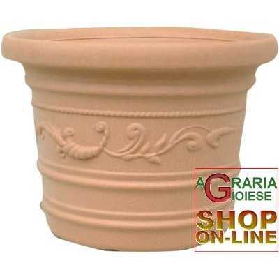 PRESTIGE FESTONED PLASTIC VASE CM.45x34h.