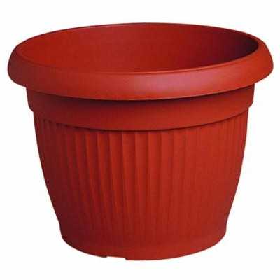 VASO IN PLASTICA GIGLIO 330 COLORE TERRACOTTA DIAM.CM. 22 