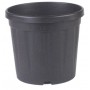 VASO IN PLASTICA PER LA COLTIVAZIONE COLORE NERO CM. 18 