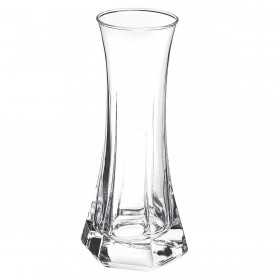 GLASS VASE FROM CAPITOL FLOWERS IN CARDBOARD