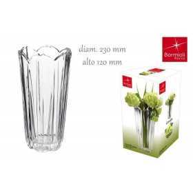 GLASS VASE FROM COROLLA FLOWERS IN CARDBOARD