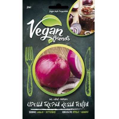 VEGAN FRIEND ROUND RED TROPEA ONION SEEDS FOR VEGAN CUISINE