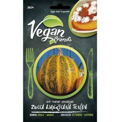 VEGAN FRIEND SEMI DI ZUCCA AMERICANA TONDA LA CUCINA VEGANA 