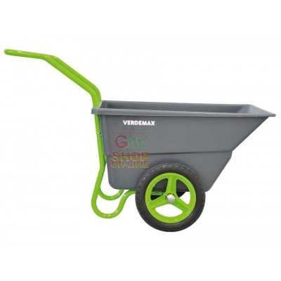 VERDEMAX MULTIPURPOSE GARDEN WHEELBARROW WITH POLYPROPYLENE