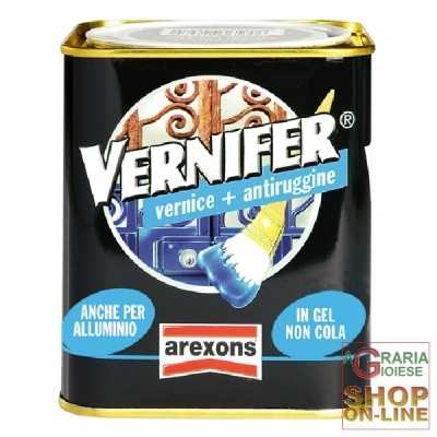 VERNIFER GEL PAINT WITH ANTI-RUST RED OXIDE ML. 750