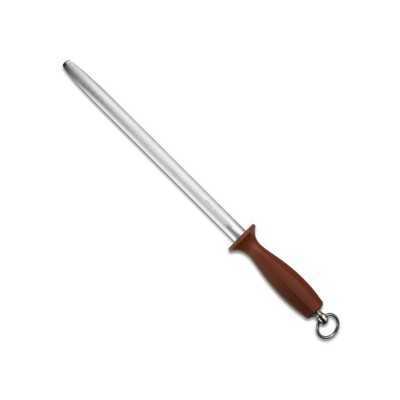VICTORINOX ACCIAINO FOR BUTCHER CM. 30 OVAL BORDEAUX HANDLE
