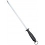 VICTORINOX ACCIAINO FOR BUTCHER CM. 30 ROUND BLACK HANDLE