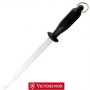 VICTORINOX ACCIAINO PROFESSIONALE TONDO CON MAMICO IN NERO CM.