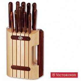 VICTORINOX CEPPI 11 PIECES KITCHEN KNIVES ROSEWOOD HANDLE