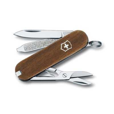 VICTORINOX CLASSIC MANICO GUANCIALI NOCE 0.62 SE16 