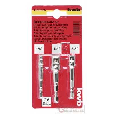 Einhell Set 3 adattatori per bussole CV 