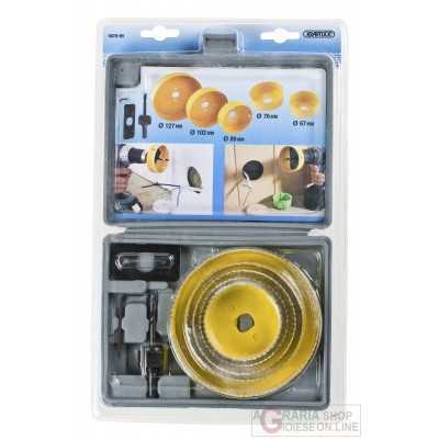 Einhell Set 5 HSS bimetal hole cutters