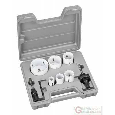 Einhell Set 6 hole cutters - 8 pieces
