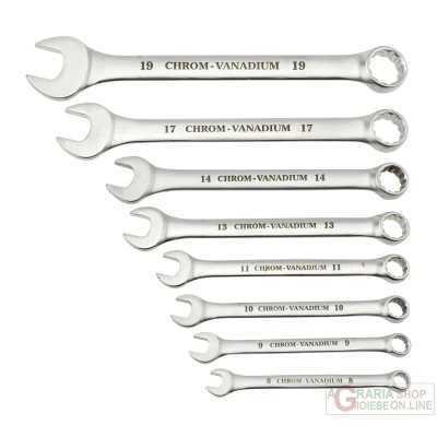 Einhell Set 8 chiavi comb CV 