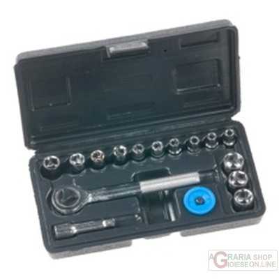 Einhell Socket Set 1 / 4in. - 16 pieces