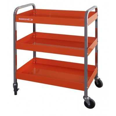 BAHCO TROLLEY WITH 3 SHELVES WHEELS