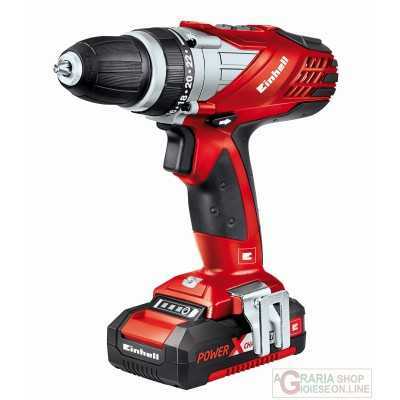 Einhell Trapano avvitatore a batteria TE-CD 18 Li PXC 