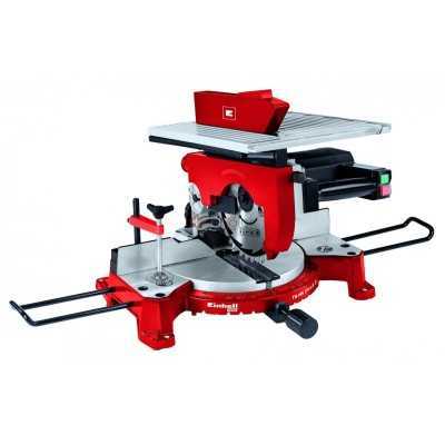 Einhell TC-MS 2513 T Watt radial miter saw with upper table.