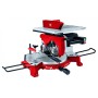 Einhell TC-MS 2513 T Watt radial miter saw with upper table.