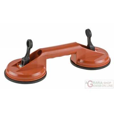 Einhell Ventosa Doppia per porta vetri specchi portata kg. 25