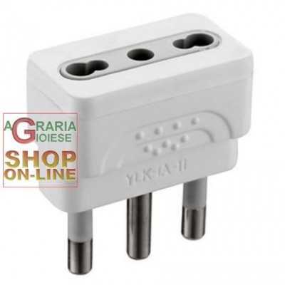 ELECTRALINE ADATTATORE SPINA 16A A BIPASSO 10/16A 