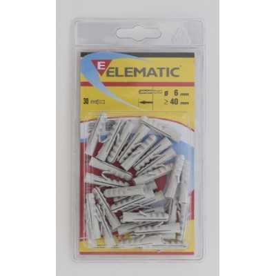 ELEMATIC BLISTER DOWELS AND 6 PCS. 30