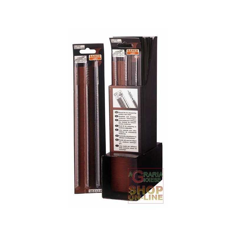 BAHCO FILES FOR CHAINSAWS 168 DIAM. 3/16 MM. 4.8 (pack of 3 pcs.)