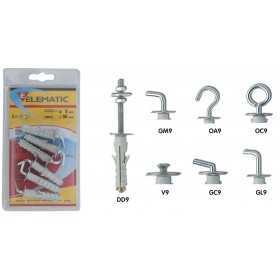 ELEMATIC BLISTER TASSELLI ENP/GM 9 PZ. 6 