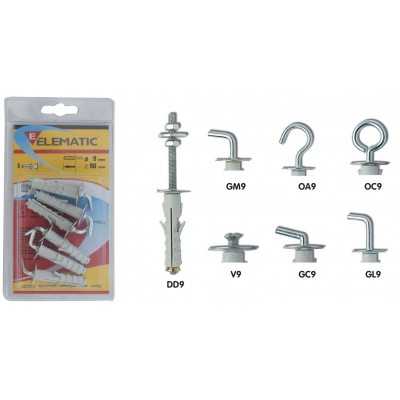 ELEMATIC BLISTER DOWELS ENP / GM 9 PCS. 6