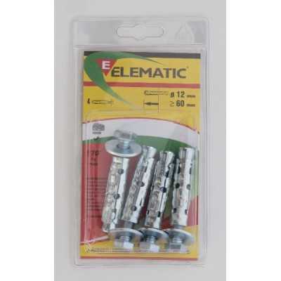 ELEMATIC BLISTER TASSELLI LE/B8 PZ. 4 