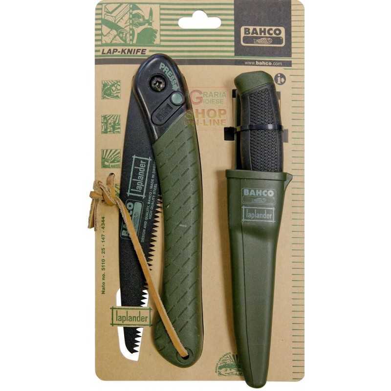 BAHCO SET KNIFE 2444-LAP AND FOLDING SAW 396-LAP